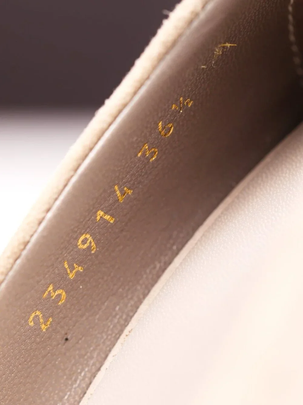 Vintage Gucci Paloma Peep Toe Suede Stiletto / New In Box / Size 6.5 / 2000s Era - Picture 13 of 15